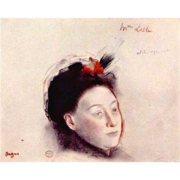 Edgar Degas - Portrait Of Madame Lisle