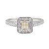Image 2 : 0.90 ctw Diamond Ring - 14KT White Gold