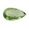 Image 1 : 36.32 ct. Natural Pear Cut Green Amethyst