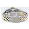 Image 9 : Rolex Mens 2 Tone Mother Of Pearl Diamond & Emerald 36MM Datejust Wristwatch