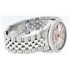 Image 5 : Rolex Mens Stainless Steel Baguette Diamond 36MM Datejust Wristwatch
