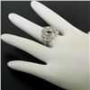 Image 3 : 14K White Gold 1.74 ctw Diamond Engagement Ring w/ Champagne Marquise Solitaire