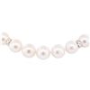 Image 2 : 0.71 ctw Diamond and South Sea Pearl Necklace - 14KT White Gold