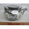 Image 2 : Large Blue and White Teapot no damage