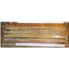 Image 2 : LOT OF 10 VINTAGE YARD STICKS