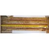 Image 1 : LOT OF 10 VINTAGE YARD STICKS