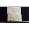 Image 2 : Pair 1978 Manitoba Low Number Dealer Plates