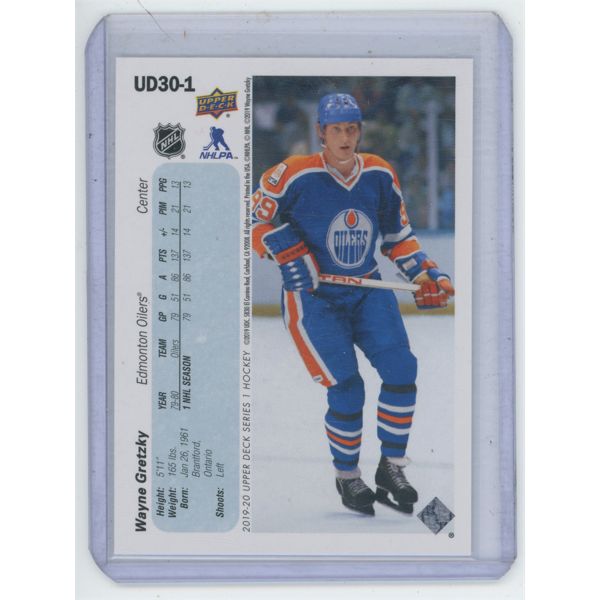 2019-20 Upper Deck Wayne Gretzky