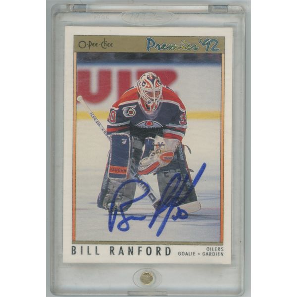 SIGNED 1992 OPeeChee Bill Ranford