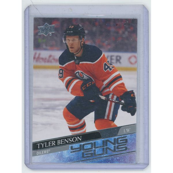 2020 Upper Deck Tyler Benson Young Guns