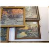 Image 3 : LOT OF 5 VINTAGE PICTURES & FRAMES