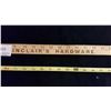 Image 2 : Advertising Yard Stick - Sinclairs Hardware Melfort Sk.
