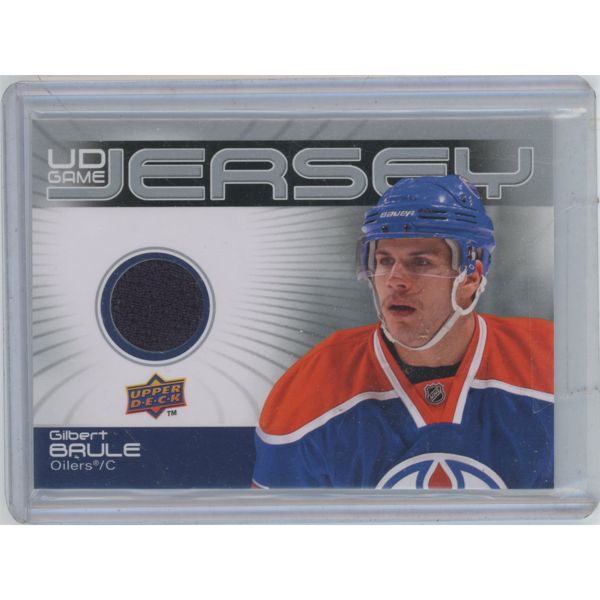 2010-11 Upper Deck Gilbert Brule Jersey Card