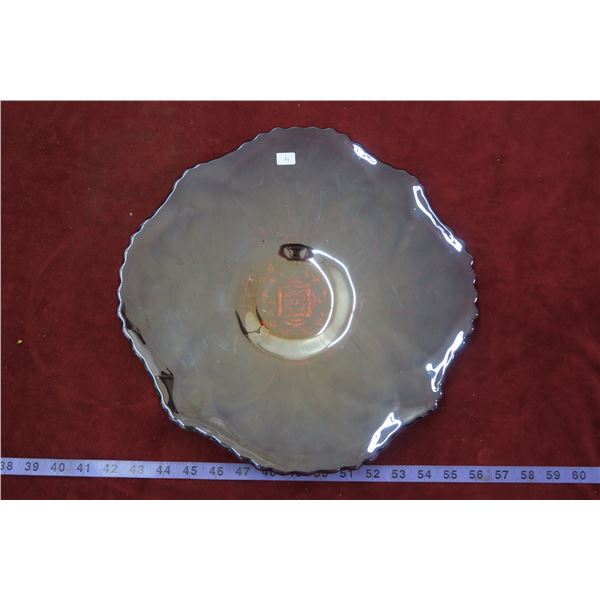 Carnival Glass 14" Plate