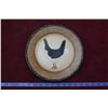 Image 1 : Black & White Rooster Plate