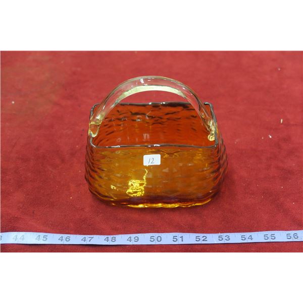 Antique Yellow Basket