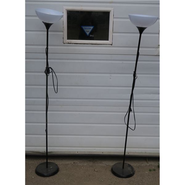 Pair Standing Floor Lamps