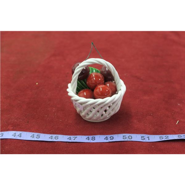 Cherry Basket Décor made in italy