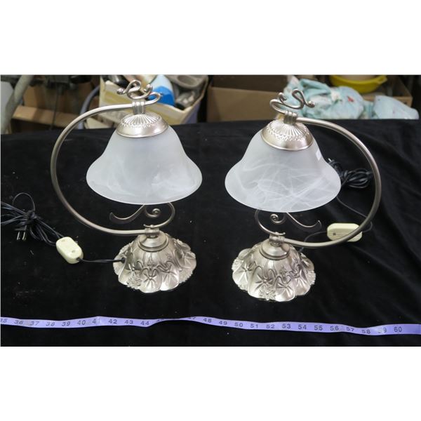 Pair Vintage Style Lamps