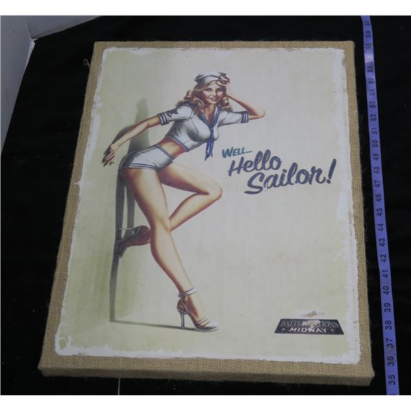 Vintage Style Sailor Themed Wall Hanging