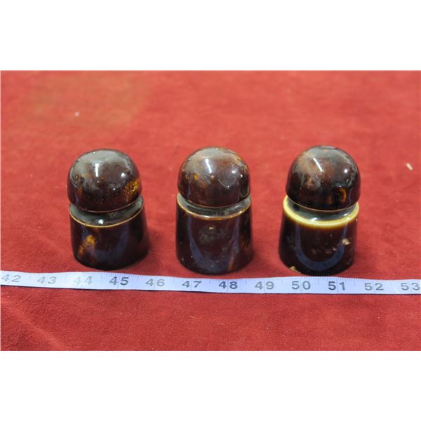 3 Antique Insulators