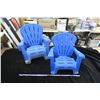 Image 1 : 4 Plastic Kids Chairs
