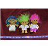 Image 1 : 3 Antique Troll Dolls