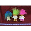 Image 2 : 3 Antique Troll Dolls