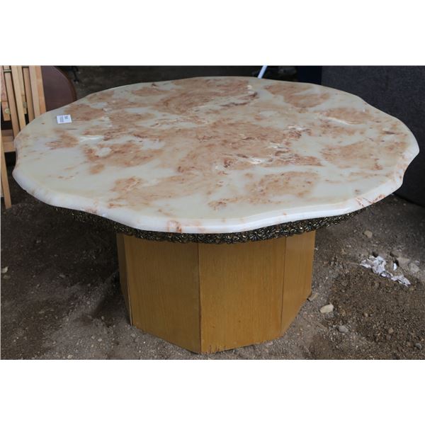 Marble Table 35"×17"