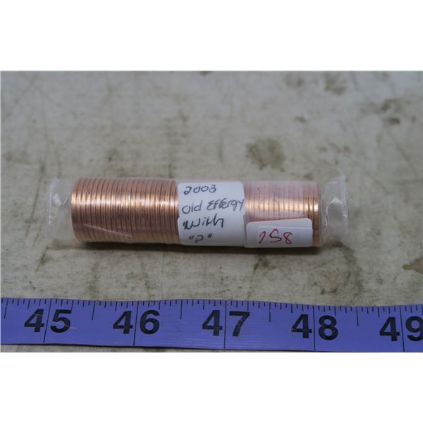 1 Cent Canadian Roll Mint - Old Effergy "P"