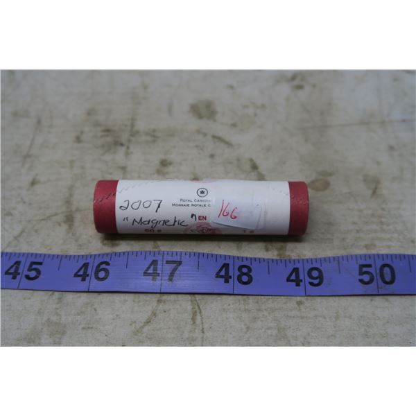 1 Cent Canadian Roll Mint - 2007 magnetic