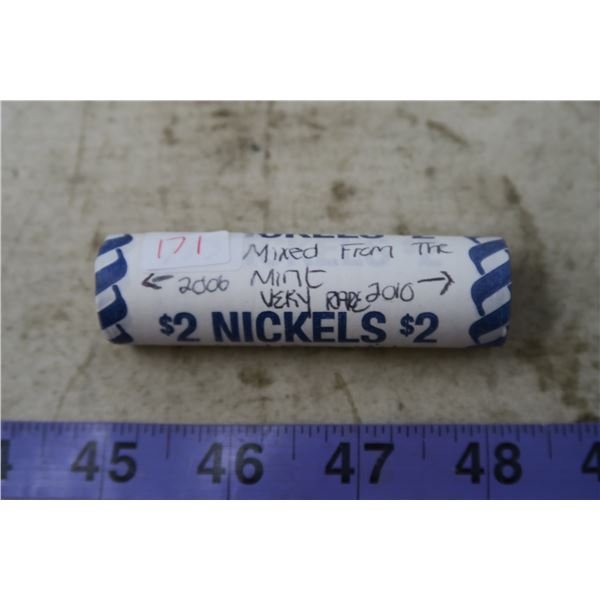 Mint Roll 5 Cent - VERY RARE 2010/2006 Mixed Roll