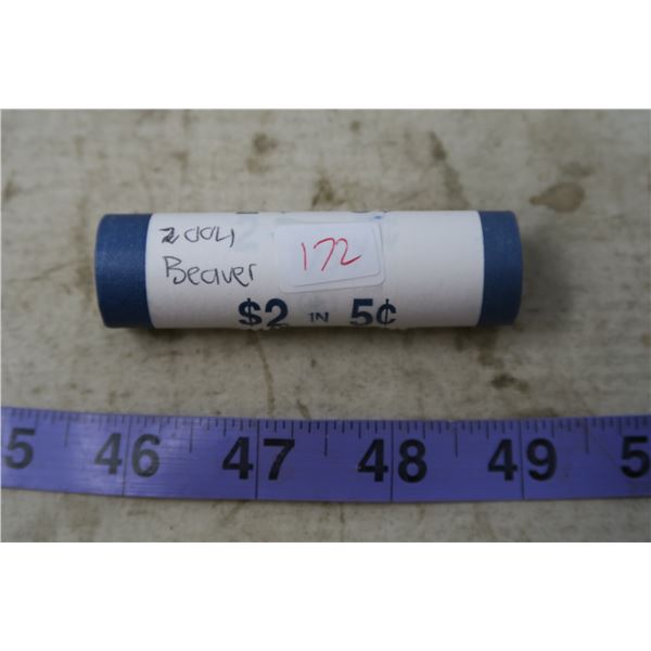 Mint Roll 5 Cent - 2004 Beaver