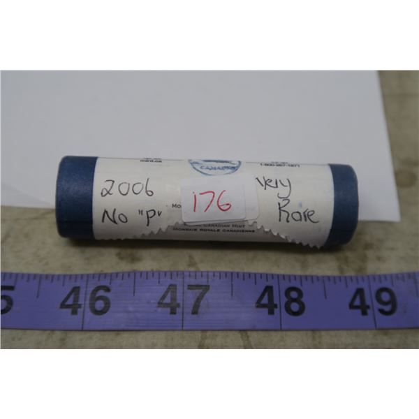 Mint Roll 5 Cent - VERY RARE 2006, No "p"