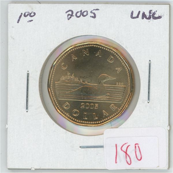 Canadian Loonie - 2005 UNC