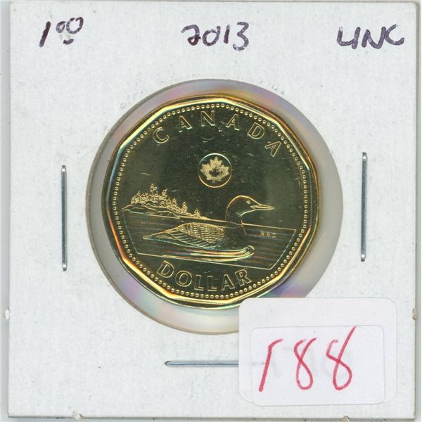 Canadian Loonie - 2013 UNC