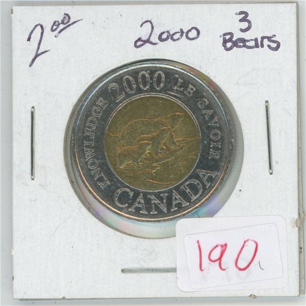 Toonie - 3 Polar Bears - 2000