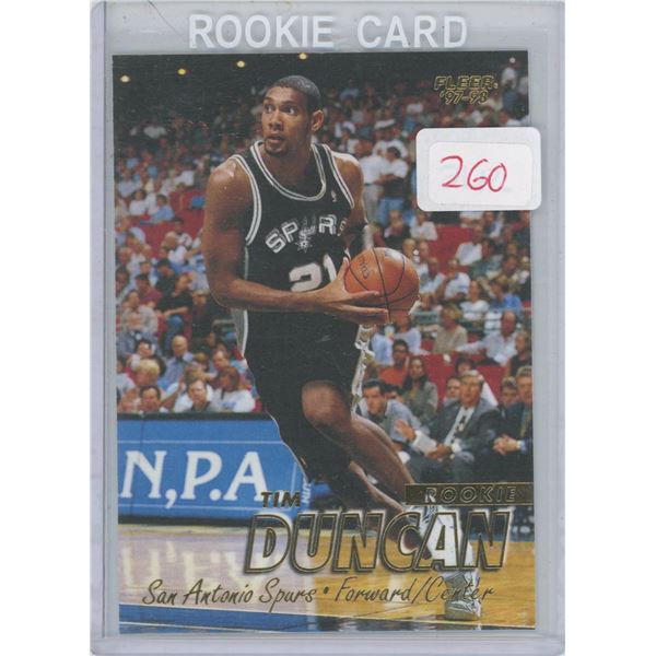 Gradable Cards - RC Tim Duncan Fleer #201
