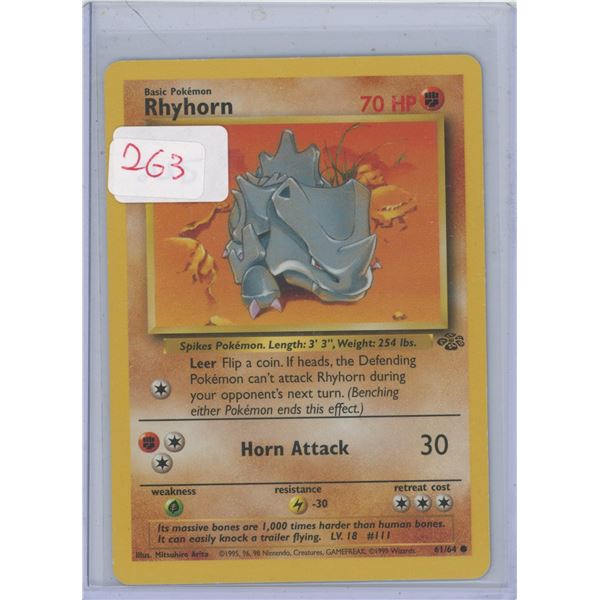 Gradable Cards - Pokemon Series 1 Rhydon