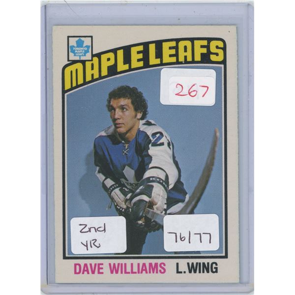 Gradable Cards - 76/77 Tiger Williams 2nd Yr #373