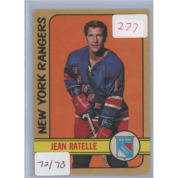 Gradable Cards - 72/73 OPC Jean Ratelle