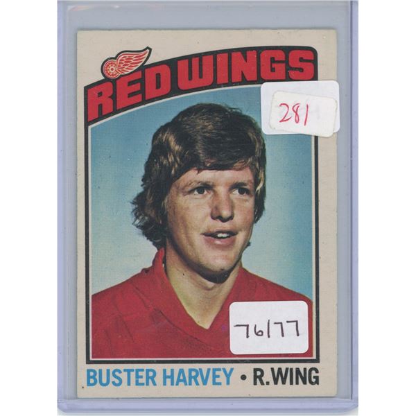 Gradable Cards - 76/77 OPC Buster Harvey #212