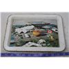 Image 2 : Cream & Sugar Set & Vintage Pavilion of Canada Tin Tray