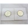Image 2 : 2 Canadian 1967 Silver Quarters