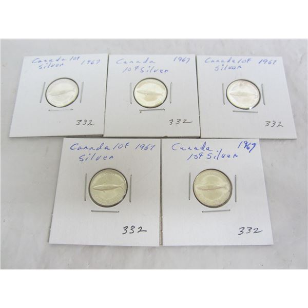 5 Mackerel Silver1967 Dimes