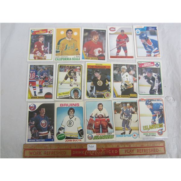15 OPC Hockey Cards 1980's