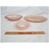 Image 2 : 3 Pieces of Pink Depression Glass no damage