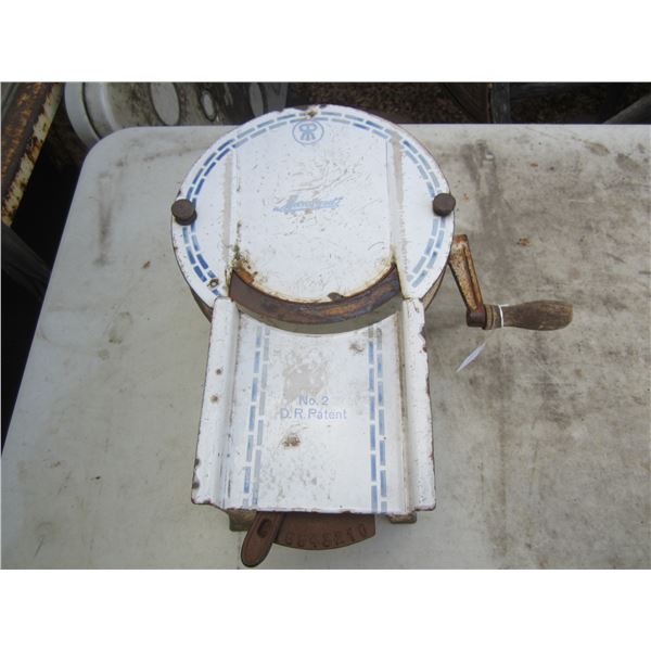 Antique Hand Operated Meat Slicer