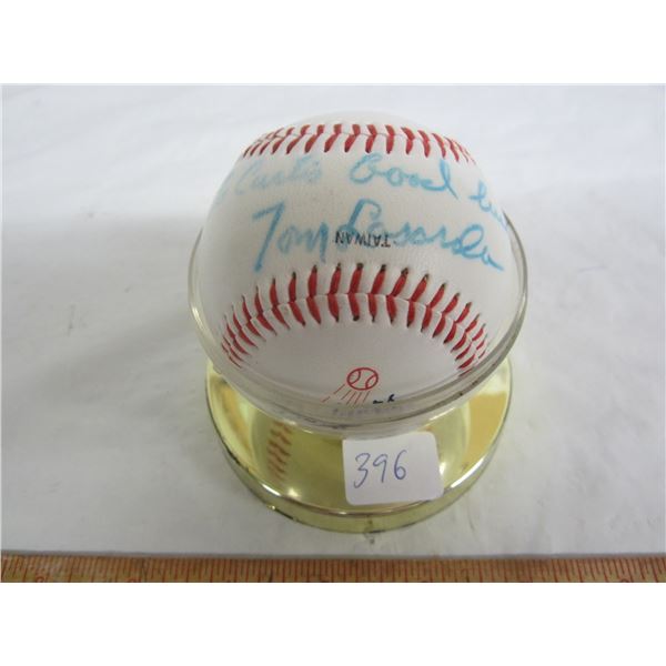 Tom Lasorda signed Baseball