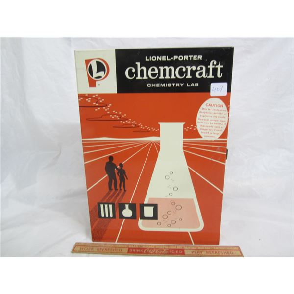 Vintage Chemcraft Chemistry Lab metal case